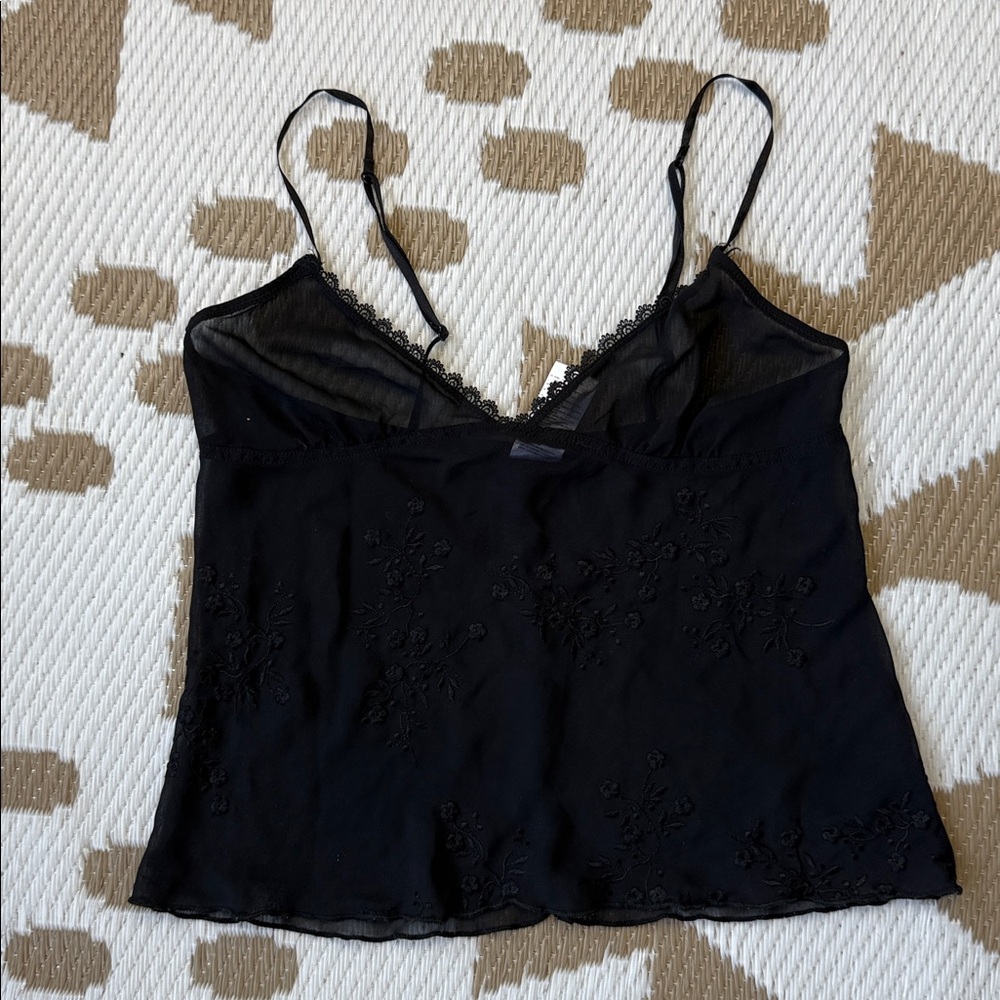 SHEER TANK TOP CROPPED XS